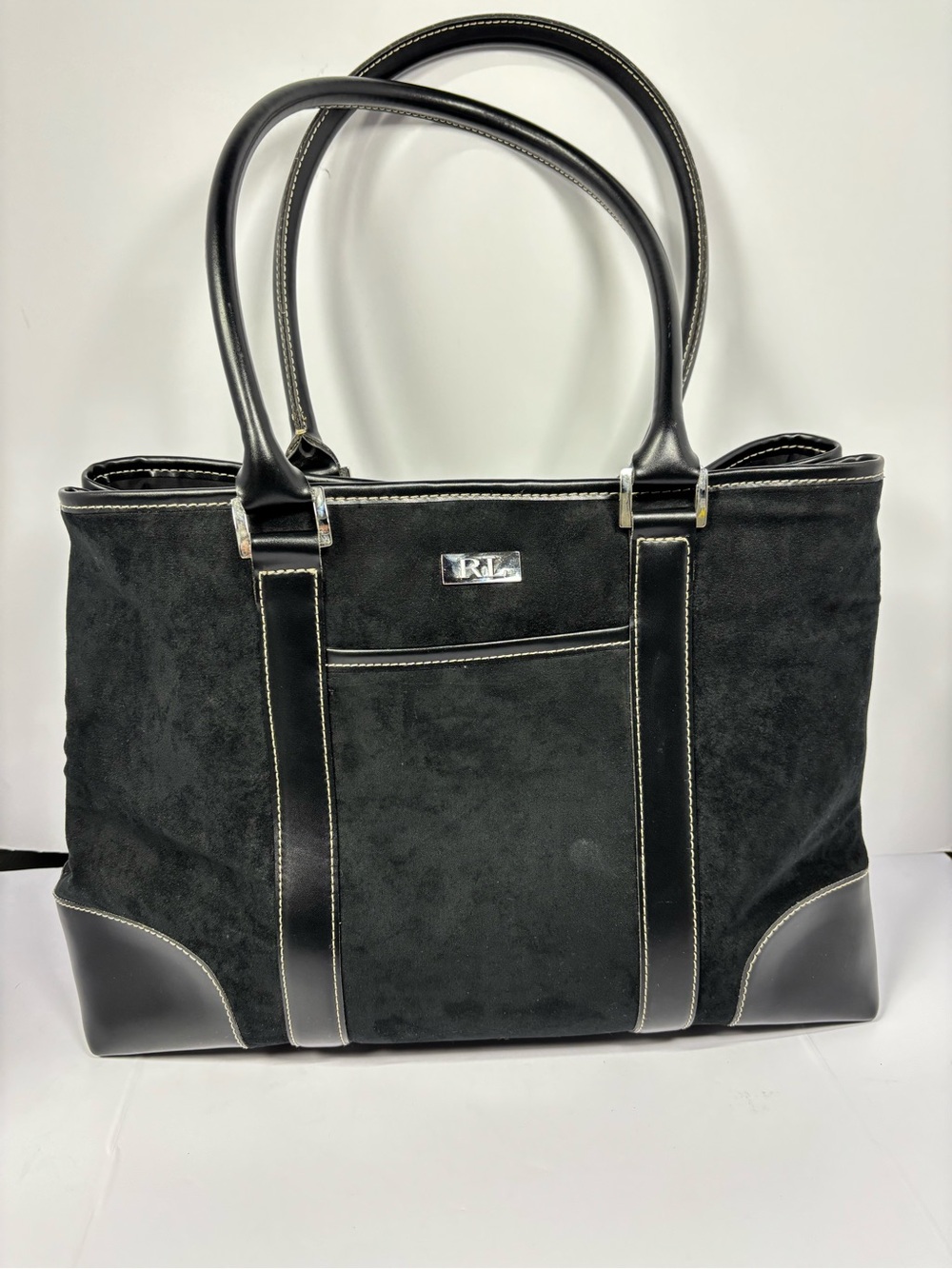 ✨Ralph Lauren Black Tote Bag - Picture 4 of 15